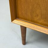 Buffet en teck à portes coulissantes par Chr. Linneberg, années 1960