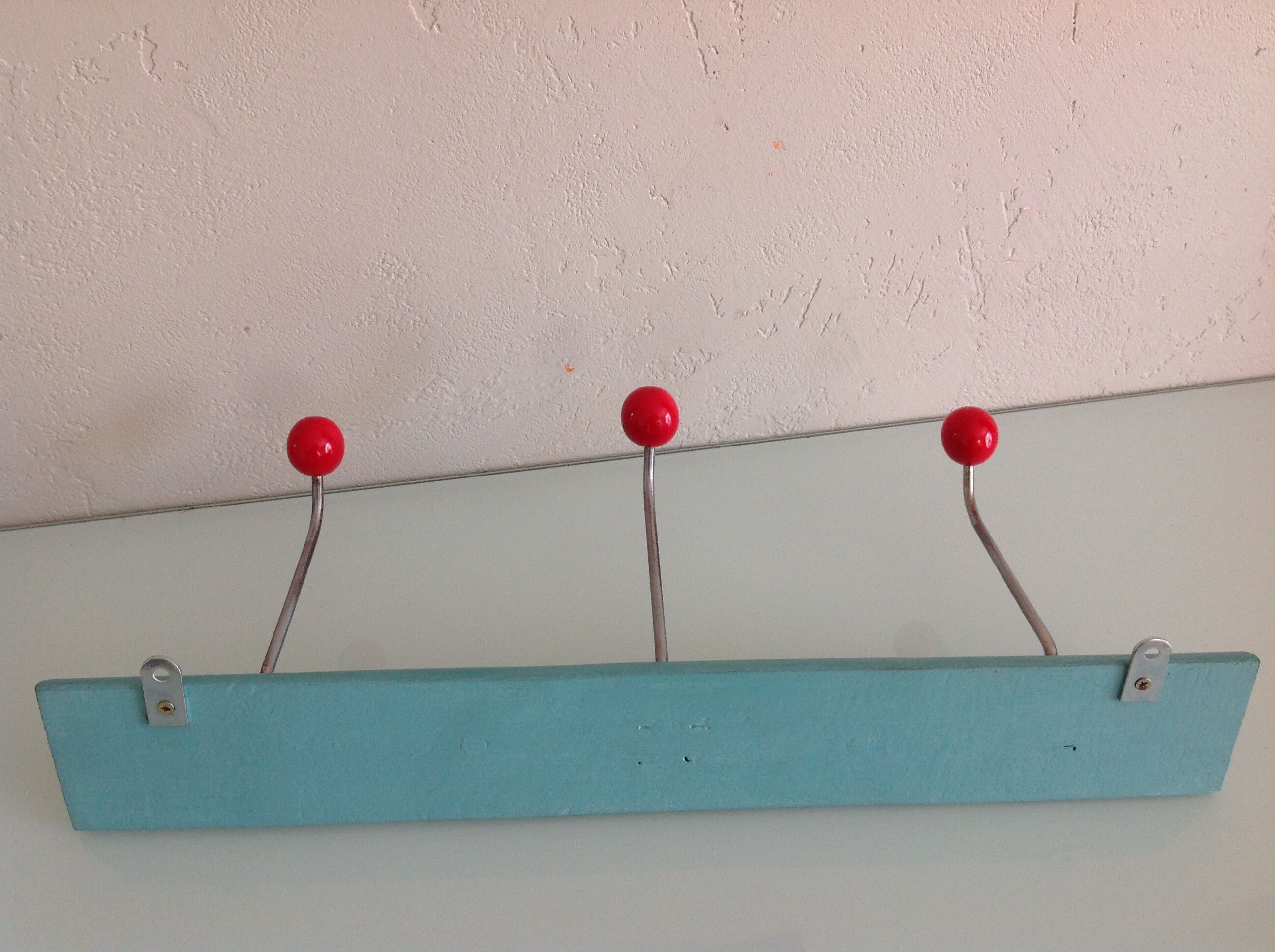 Blue and Red Hook three-headed / vintage 50-60 years