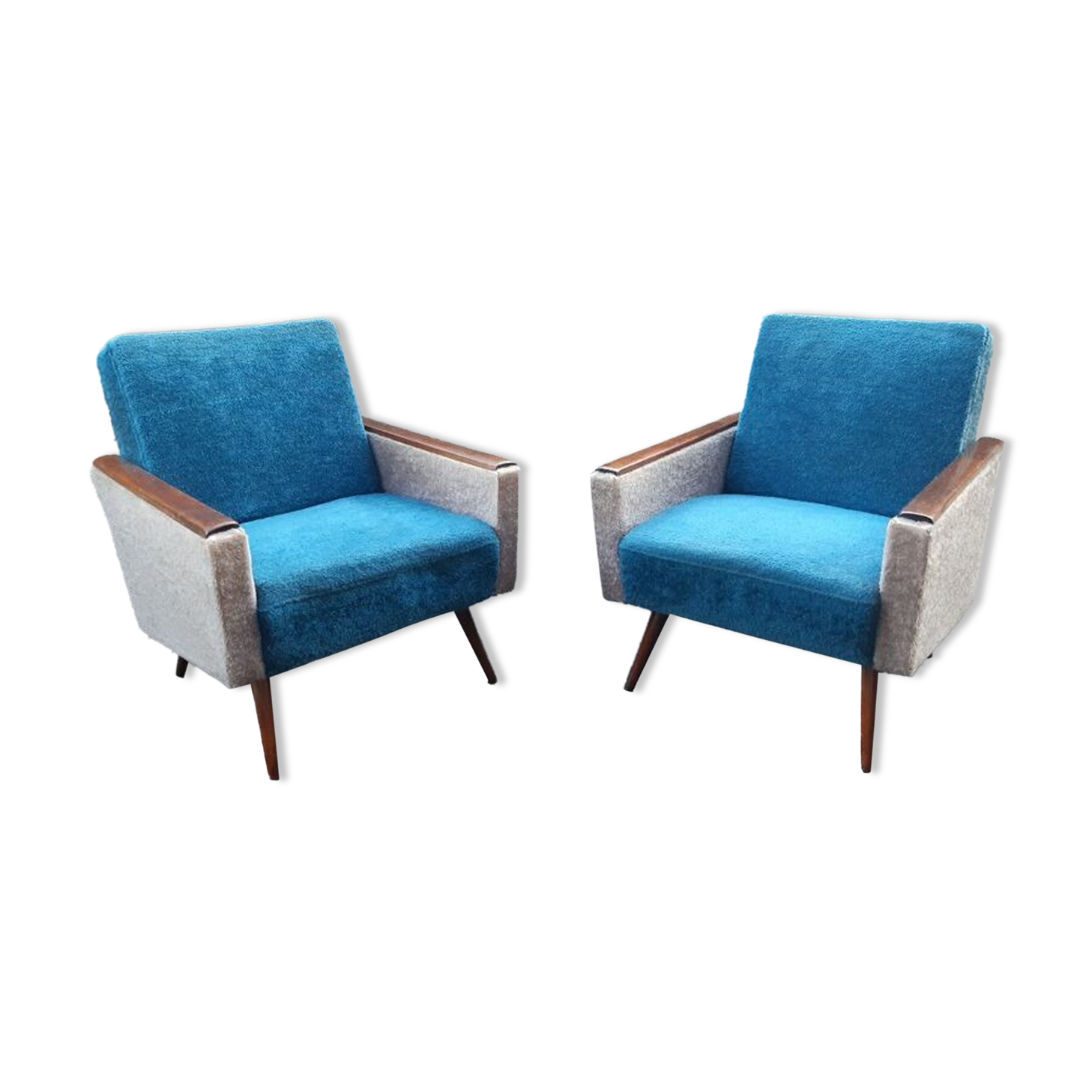 2 fauteuils des années 60