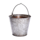 Vintage zinc bucket  zinc flower pot