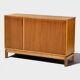 Rare Modernist Enfilade oak – Marcel Gascoin (Éd. Alvéole, c. 1960)