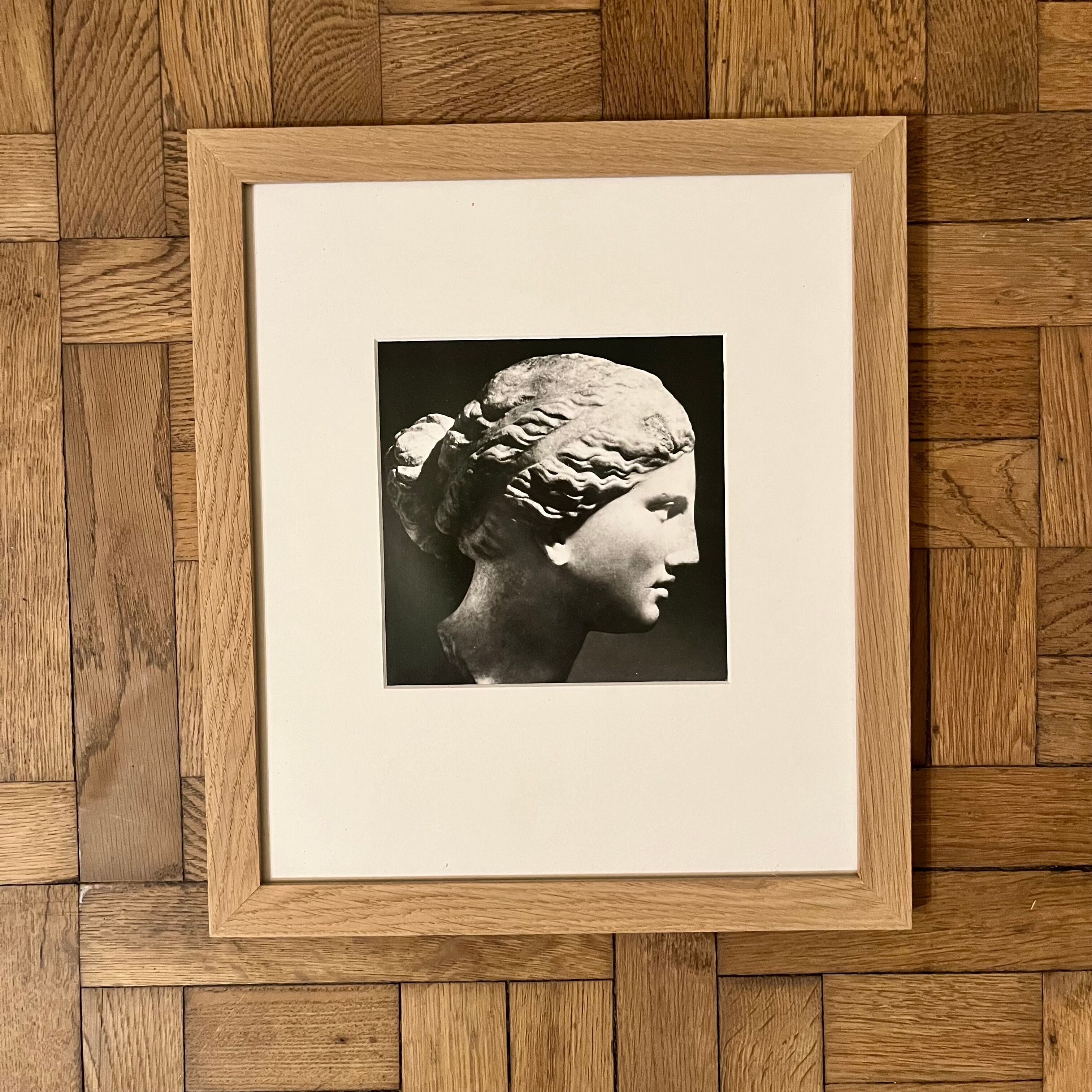 Old photography - female profile