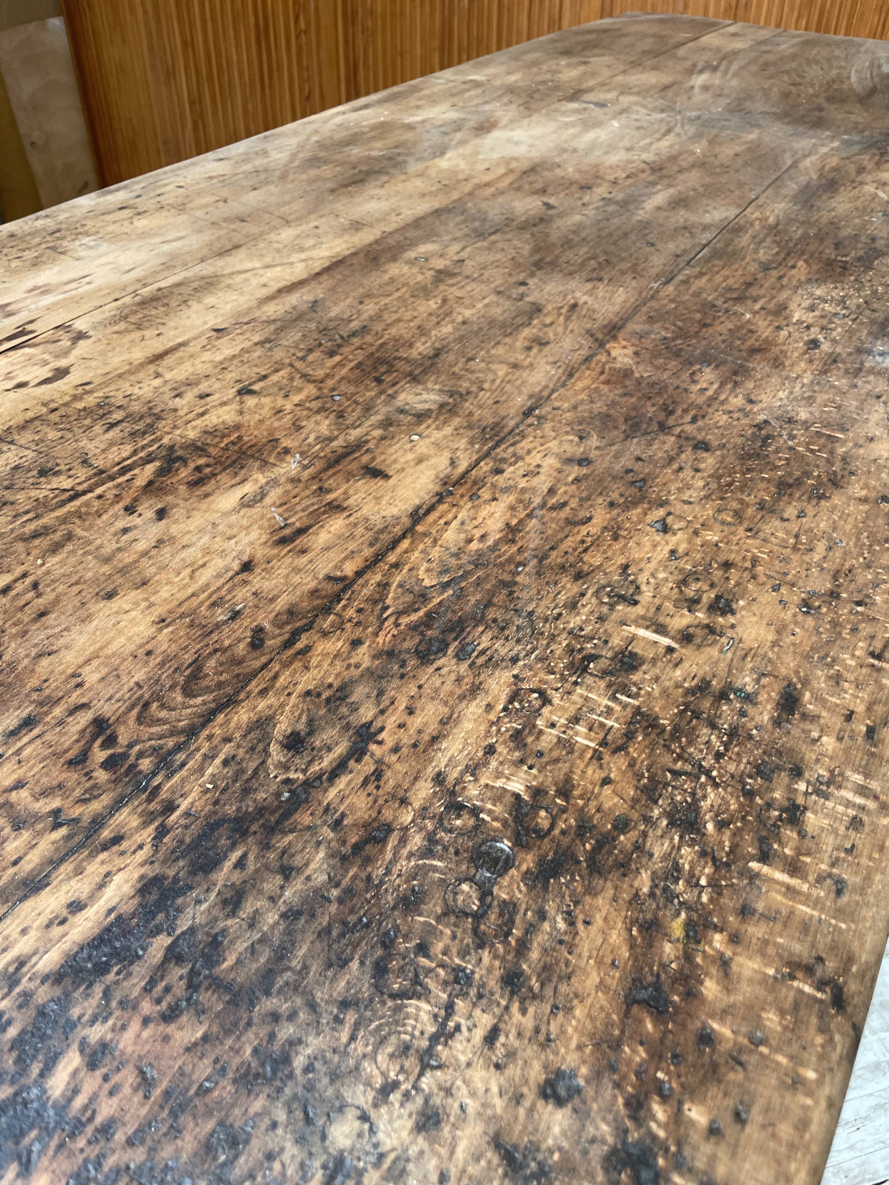 Oak island farmhouse table 2m