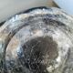 Imposing cracked glass mortar