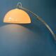 Vintage space age arc floor lamp in style of Guzzini