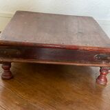 Coffee table, end of sofa