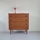 Commode teck 1960
