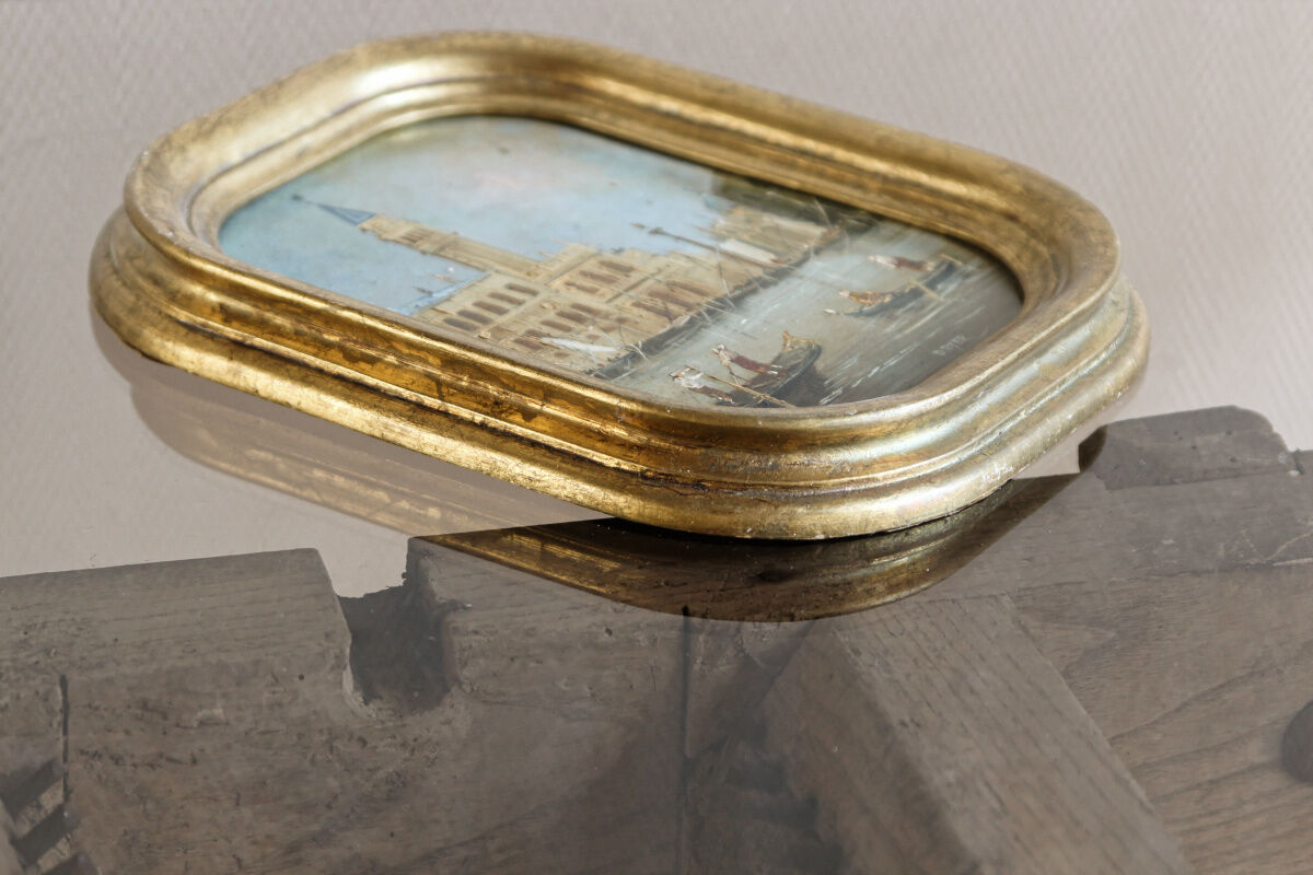 Oil on copper, St. Mark's Square, Venice