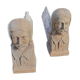 Paire de chenets en fonte