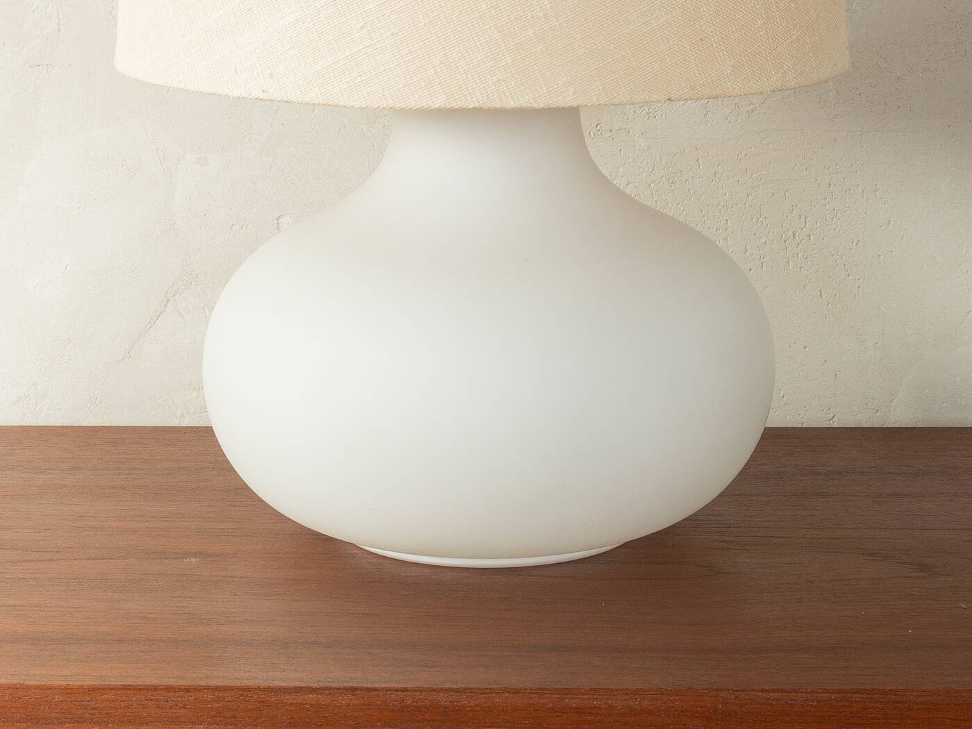 1970s table lamp, Heinz Josef Ohm, Glashütte Limburg, vintage