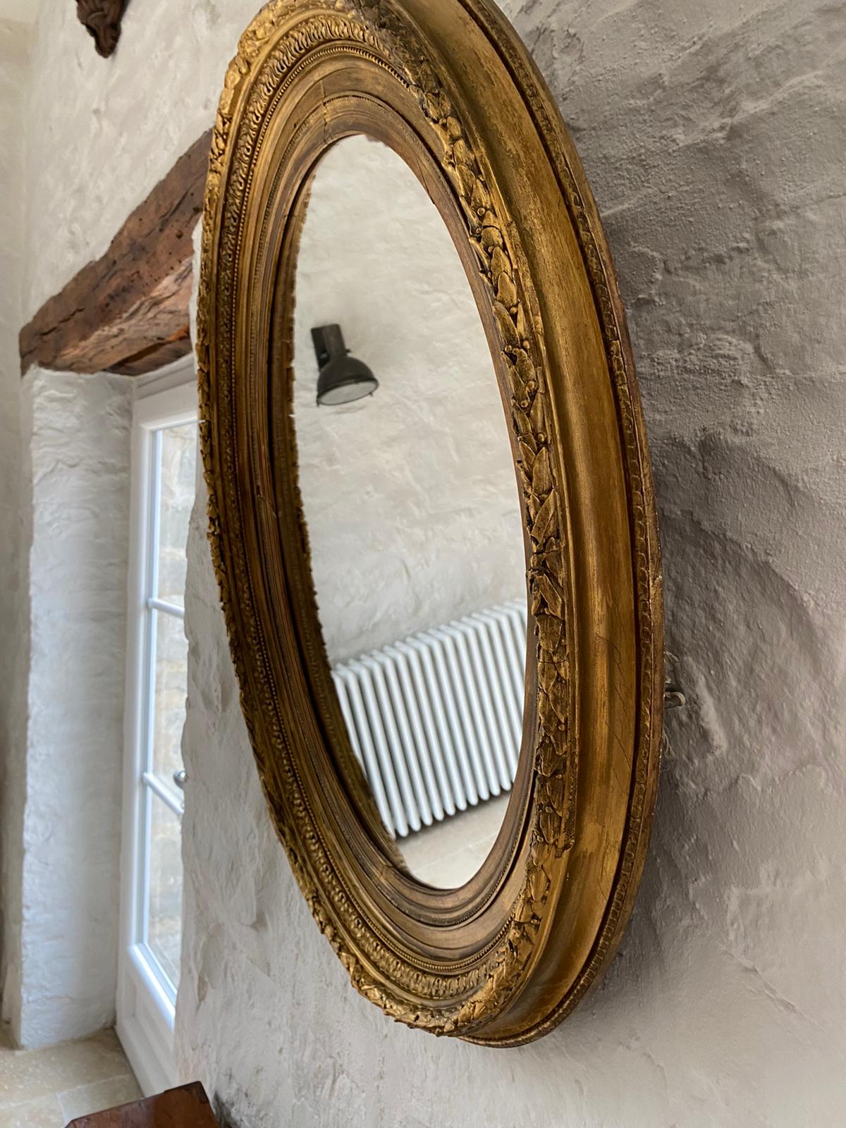 Miroir doré 70x81cm