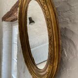 Golden mirror 70x81cm