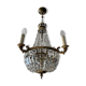 Balloon chandelier in bronze and grapevines 8 lamps