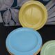 Set of 6 vintage plates Boch Kéraluc Belgium 1950 1960