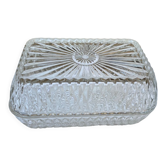Duralex glass butter dish