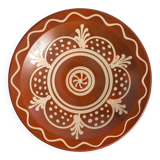 Brown & Cream White Stoneware Bowl by Andersson & Johansson, Höganäs, 1920s