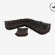 Set of 3 "Togo" leather designed by Michel Ducaroy 1973