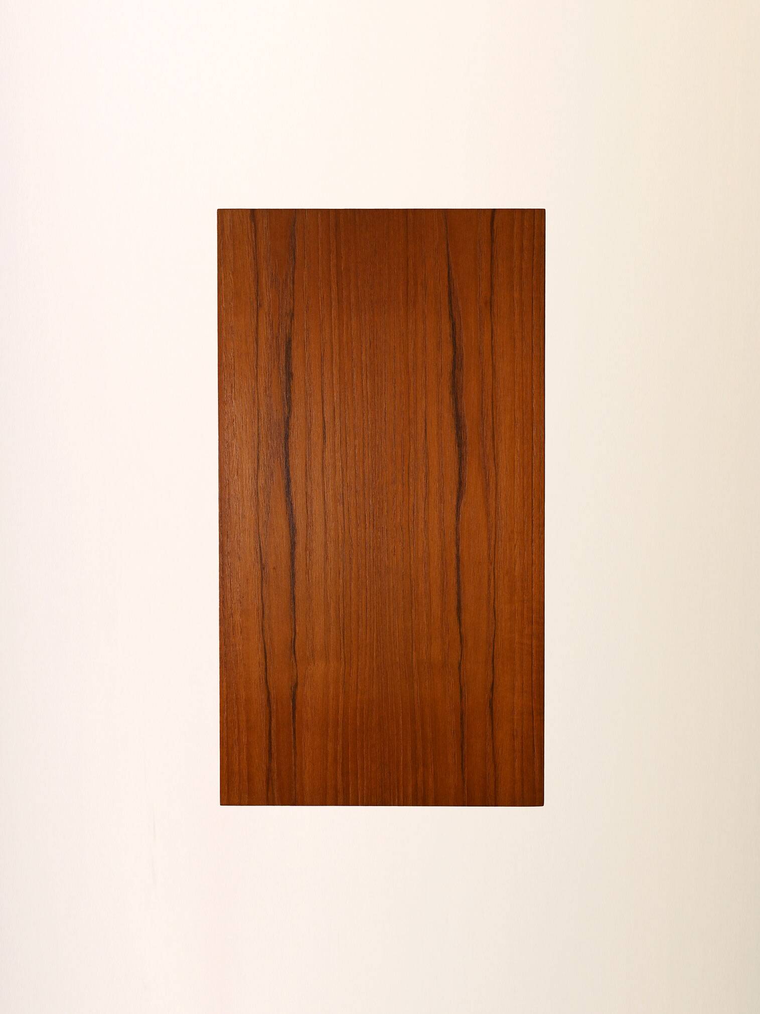 Vintage Scandinavian nightstand in wood and metal