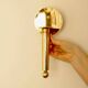 Vintage Swedish Brass Sconce by Gusum