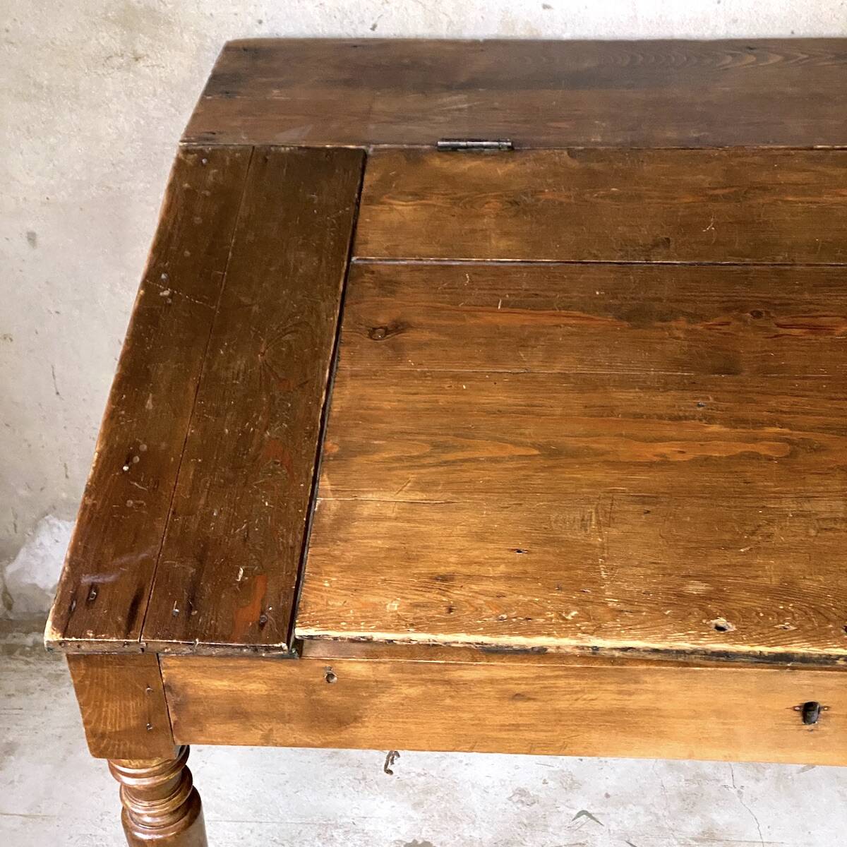 19th-century solid wood desk