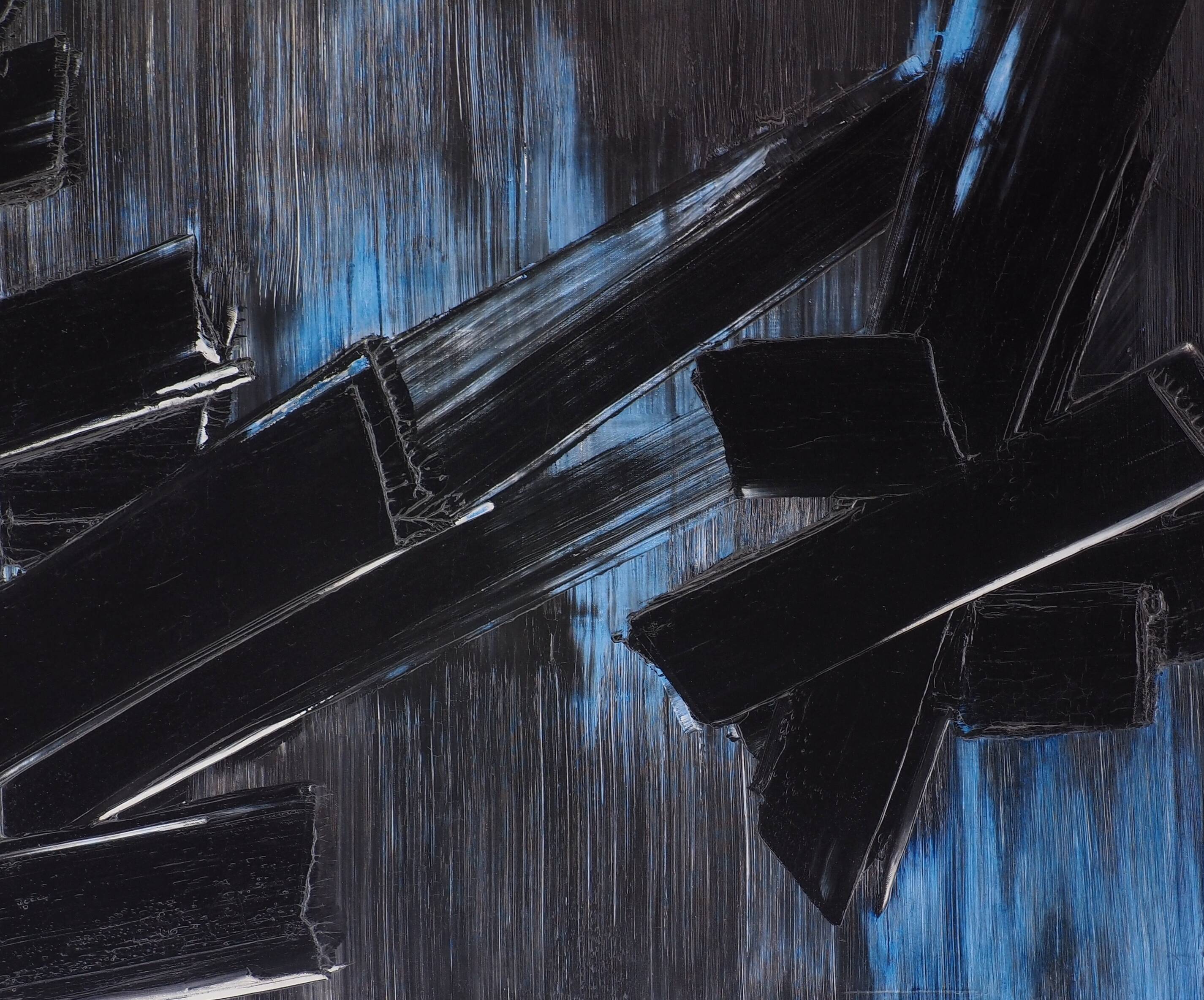 Pierre SOULAGES - Painting AUGUST 24, 1958 - Original Poster
