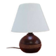 Lampe boule en bois et corde