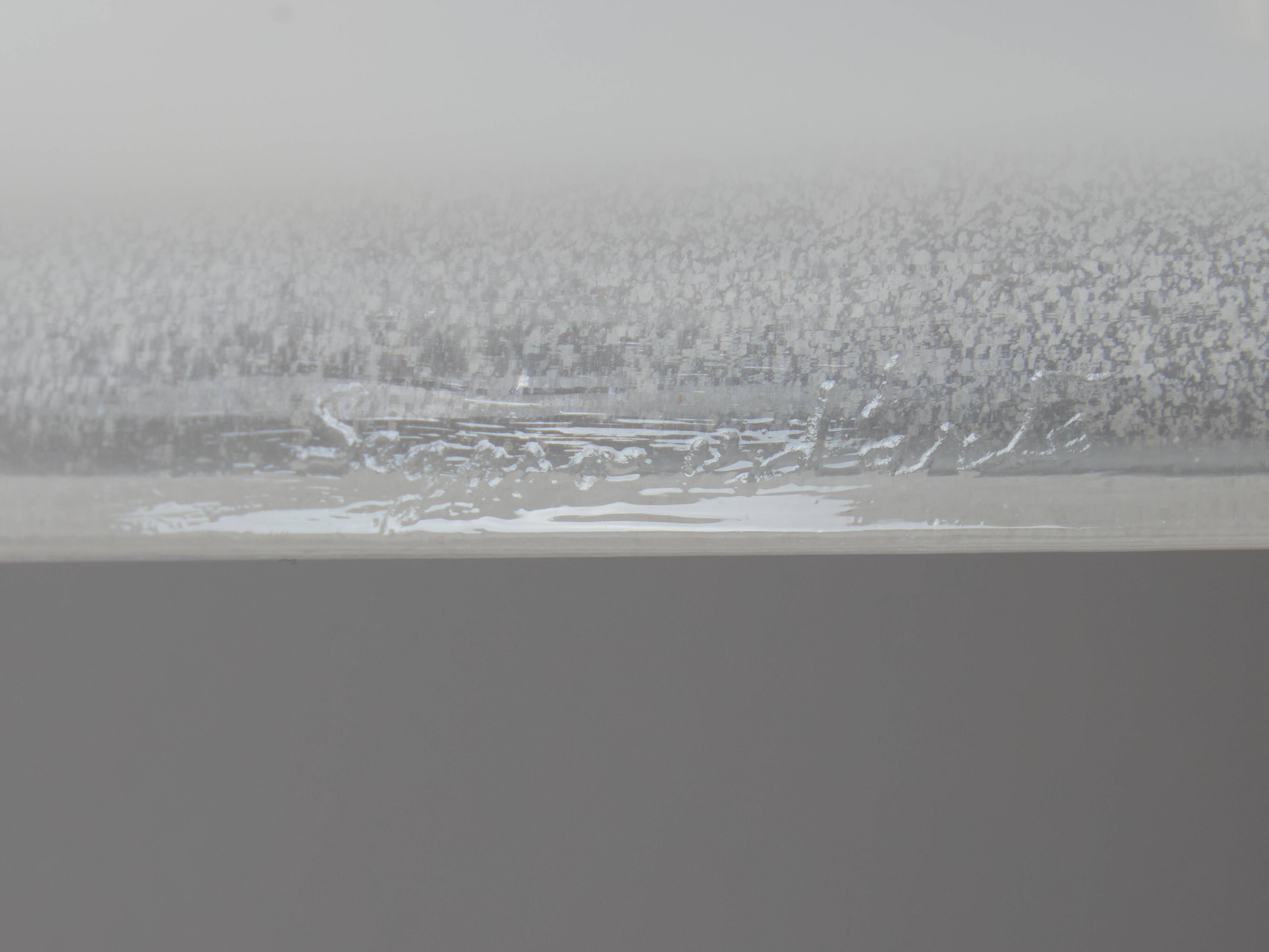 Large Art Deco frosted glass vase by Karl Springer for Seguso 1980