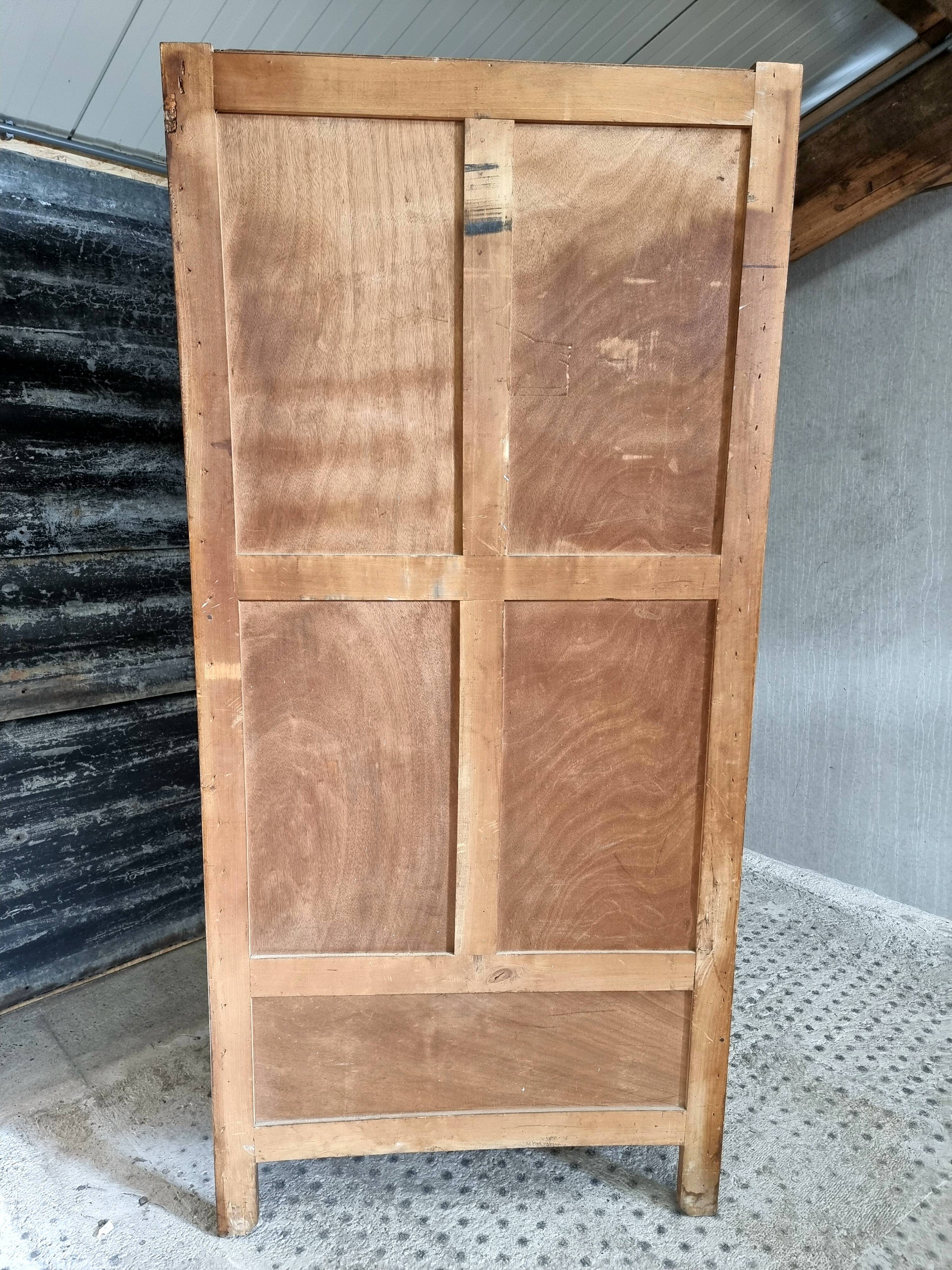 Antique French wardrobe with mirror