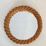 Miroir rond en corde d'Audoux Minet