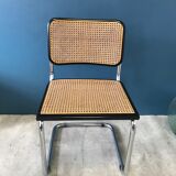 B32 Marcel Breuer 80's black and chrome chair