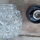chiseled glass sconce 1970