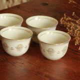 Set of 4 cups hand of fatima