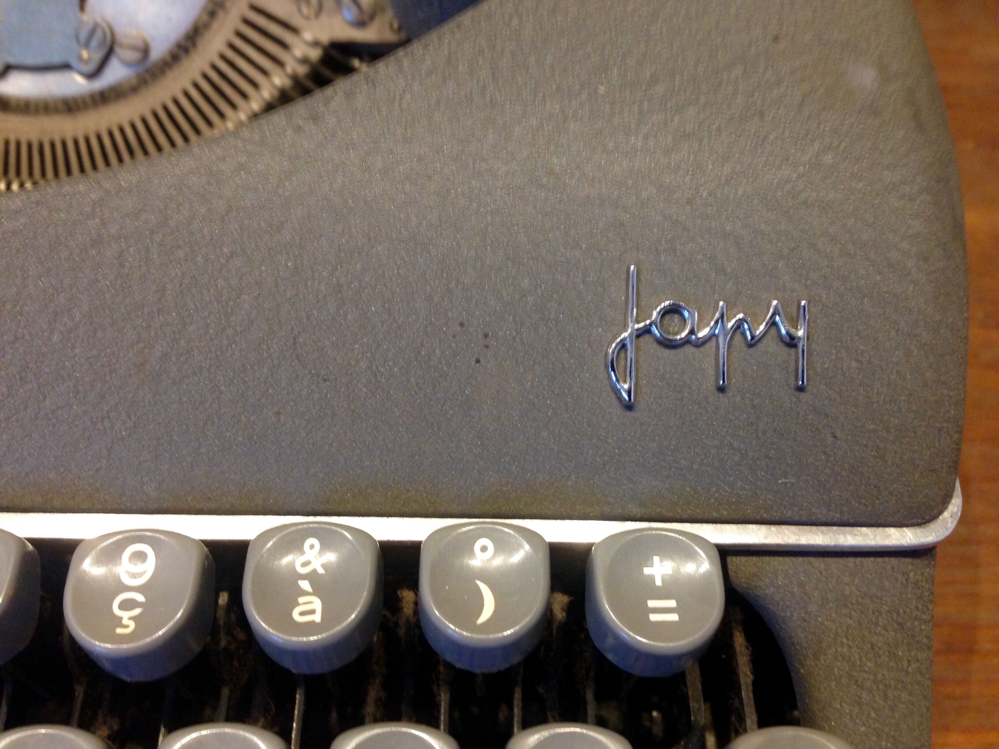Typewriter Japy circa 1950