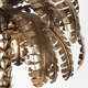 70s golden metal palm tree floor lamp