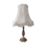 Chiseled bronze foot lamp