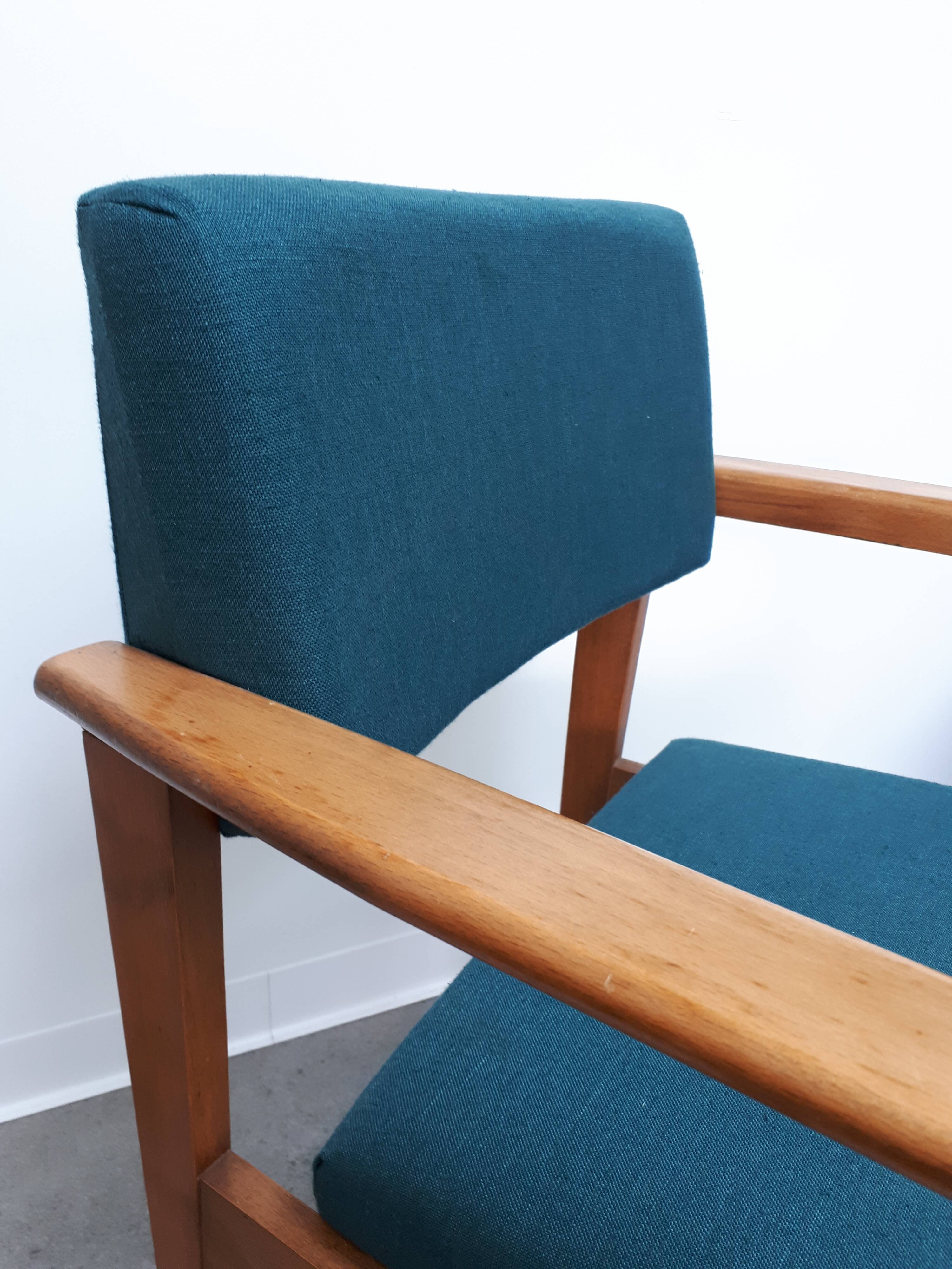 Revamped high armchair 60s