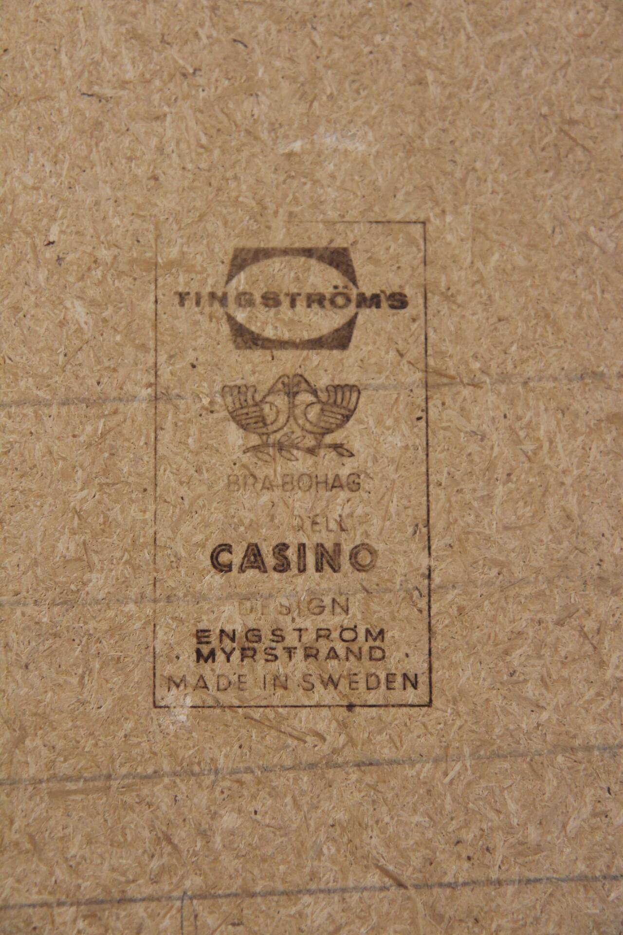 “Casino” telephone bench, Engström & Myrstrand, Tingströms, Sweden, 1960