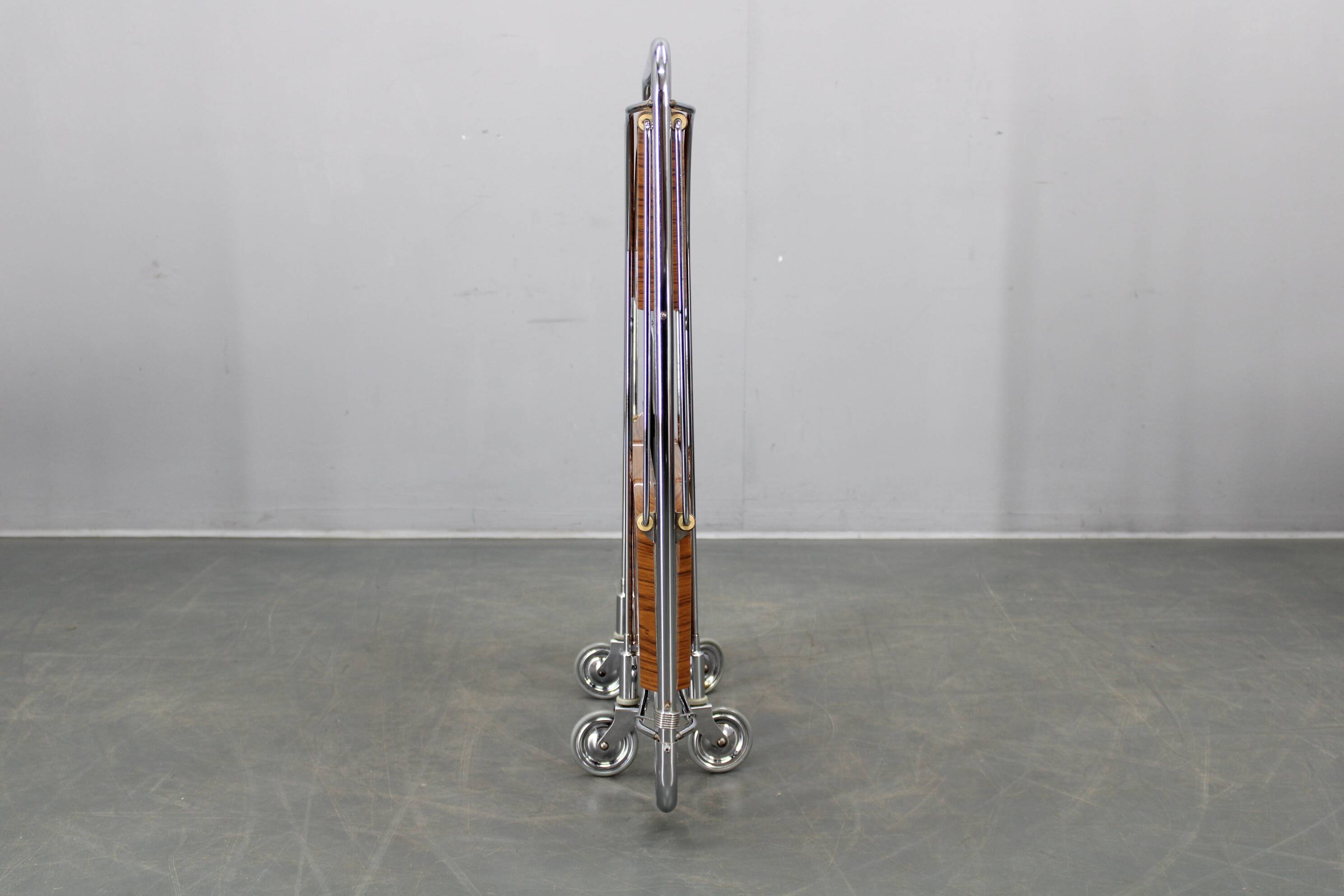 Mid-century folding serving cart, Italy, 1970s