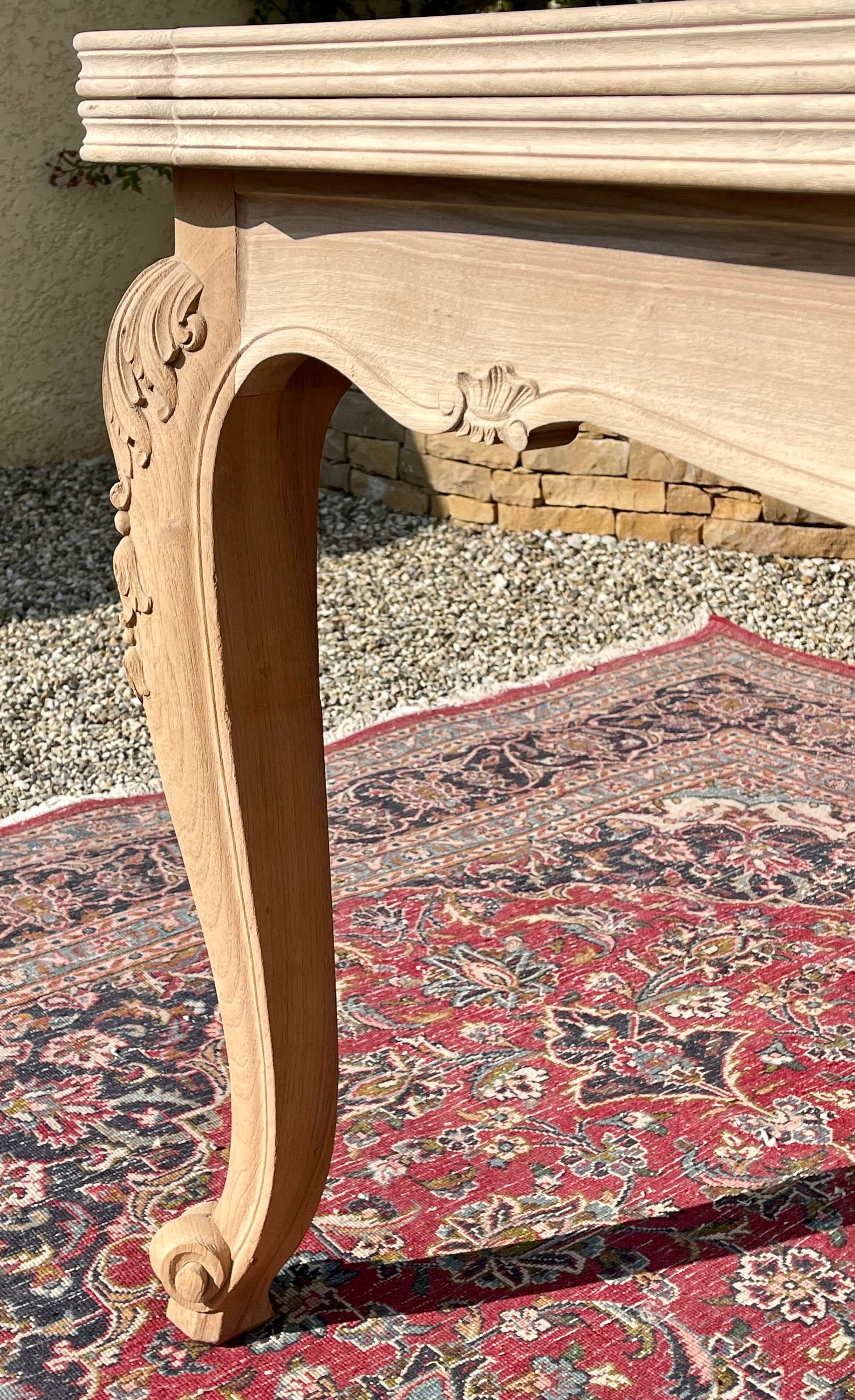 Walnut Table Louis XV Style