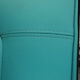 Seat "Scala" turquoise velvet leather black