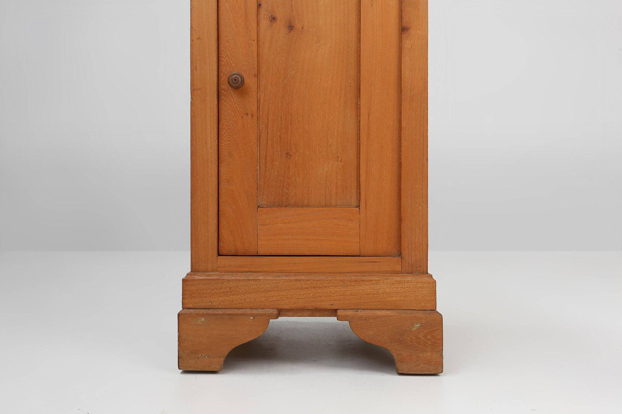 Art Deco Nightstand in Pine Wood, France, 1930s