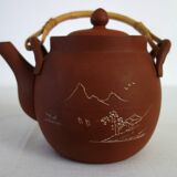 Vintage China terracotta tea service