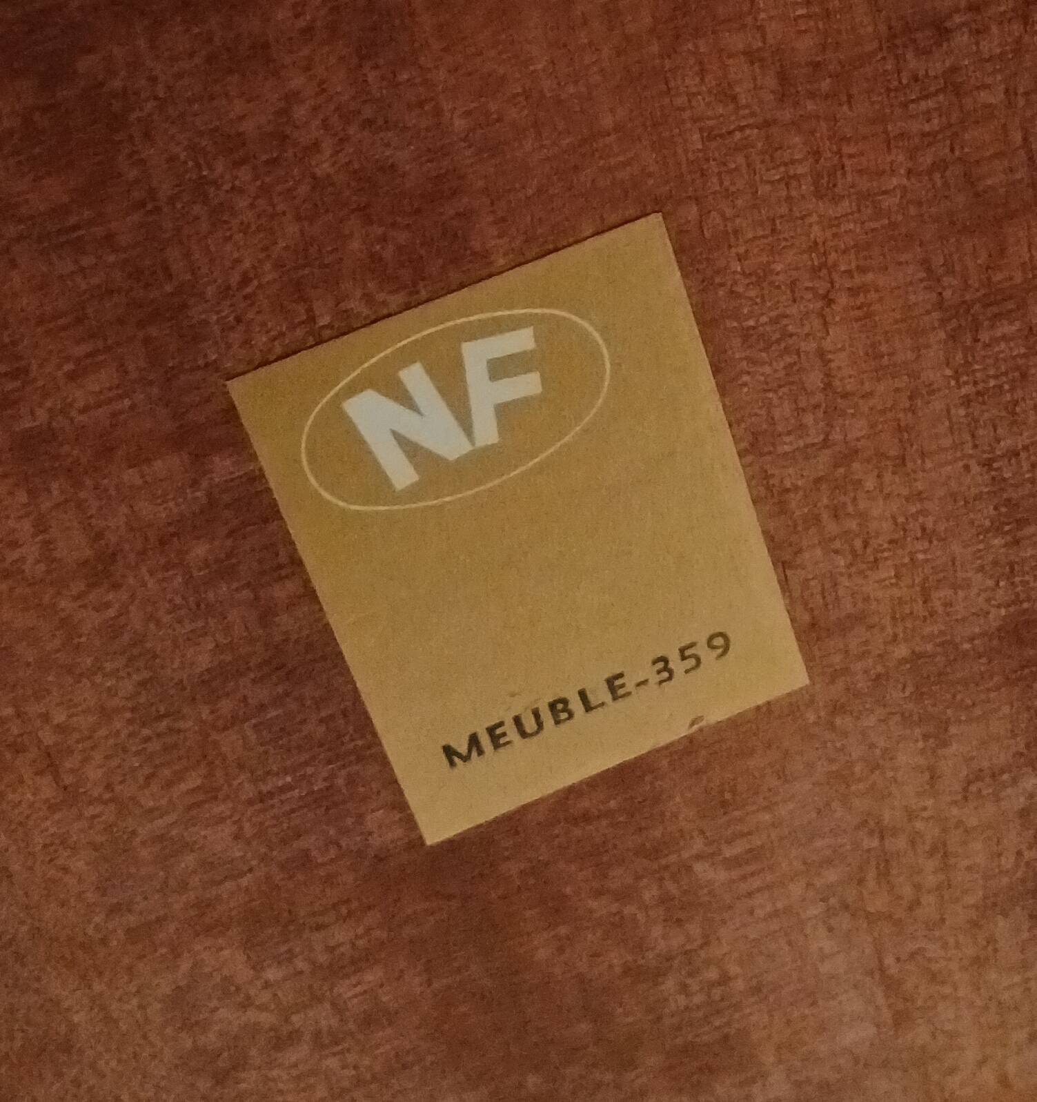 Table de ferme XXL rustique brutaliste "Olavi" en orme teinté NF meubles 12 convives