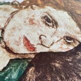 Egon Schiele 1890-1918), Sitzende Frau mit hochgezogenem Knie, Migneco&Smith 70011, printed in Italy