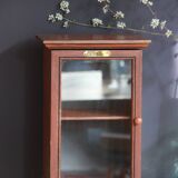 Wooden pharmacy display case