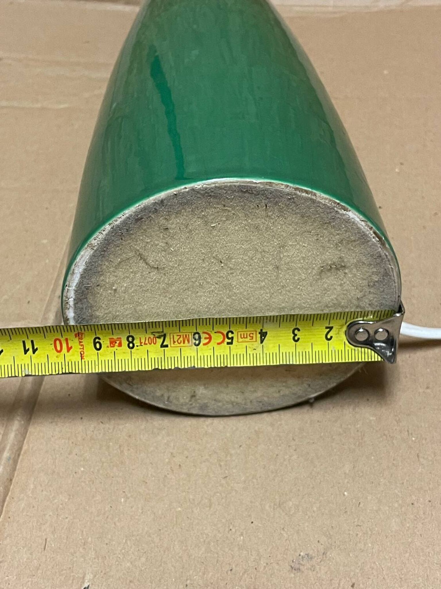 Pieds de lampe d’Albret céramique craquelé vintage