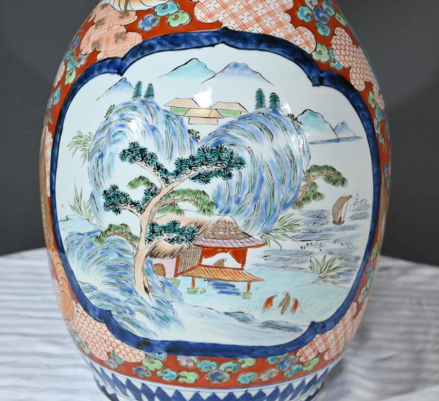 Important Arita Vase, Meiji era, Japan – Late 19th century