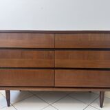 6-drawer Scandinavian style chest of drawers