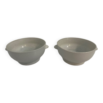 Lot 2 large bowls FD Chauvigny - France