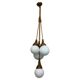 Lampe suspension art déco